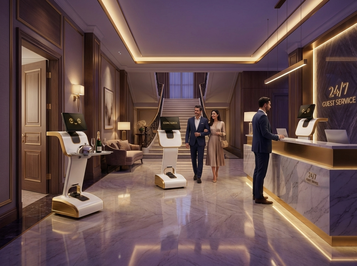 Emily in hotel service