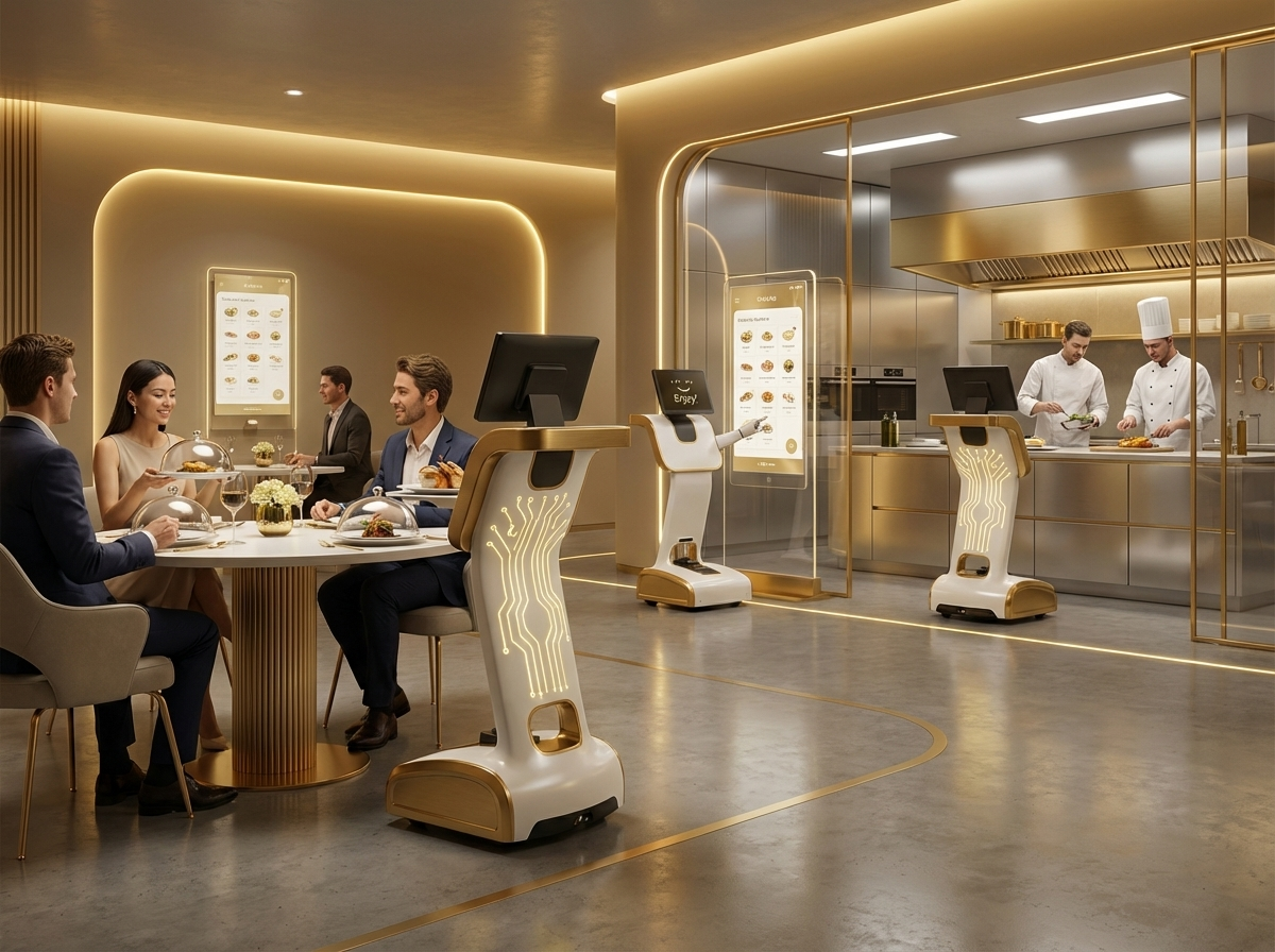 Emily in restaurant service